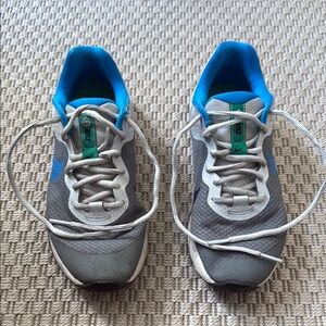 Nike Gray and Blue Running Shoes